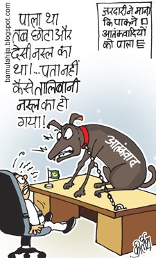 Cartoon by Kirtish Bhatt; courtesy - http://bamulahija.wordpress.com